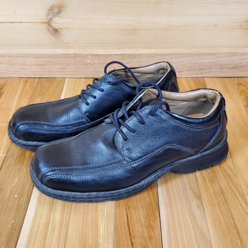 Dockers Pro Style All Motion Comfort Black Shoes‎ Size 8M